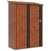 vidaXL Haveskure Brun 140,5 x 74 x 200 cm Metal