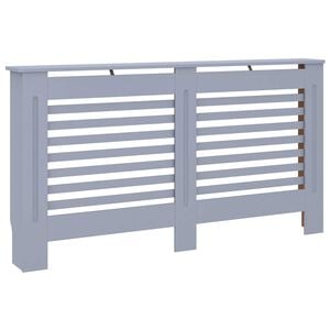 vidaXL radiatorskjuler 152x19x81,5 cm MDF antracitgr&aring;