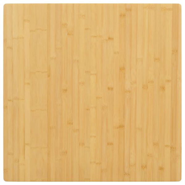 vidaXL bordplade 80x80x2,5 cm bambus