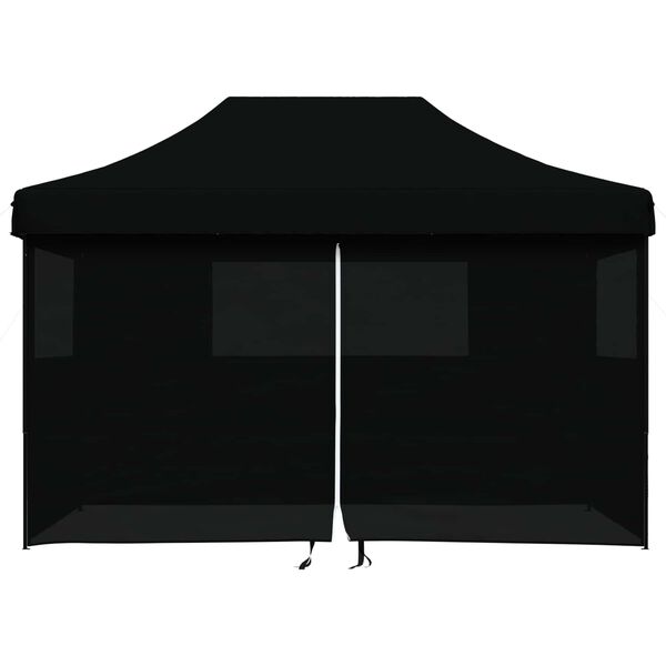 vidaXL Party Tent Sort 279 x 410 x 315 cm Oxford stof