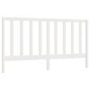 vidaXL sengeg&aelig;rde 206x4x100 cm massivt fyrretr&aelig; hvid