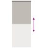 vidaXL Bruserullegardin med kassette 110x240 cm Stofbredde 106 cm