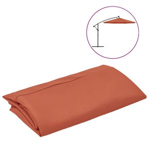 vidaXL erstatningsdug til h&aelig;ngeparasol 300 cm terracotta