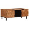 vidaXL Sofabord Brun 100 x 54 x 40 cm Massivt mangotr&aelig;