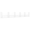 vidaXL gabionkurv med 6 stolper 620x20x150 cm U-facon jern