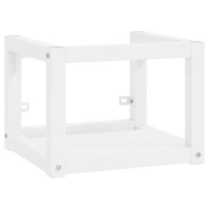 vidaXL v&aelig;gh&aelig;ngt badev&aelig;relsesm&oslash;bel til h&aring;ndvask 40x38x31 cm jern hvid