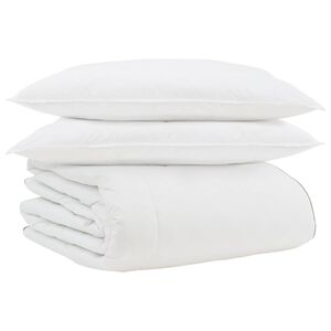 vidaXL Vinter dyne med pude 3 pcs Hvid Dunfjer