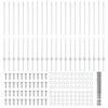 vidaXL Hegn med post S&oslash;lv 1,2 x 50 m St&aring;l