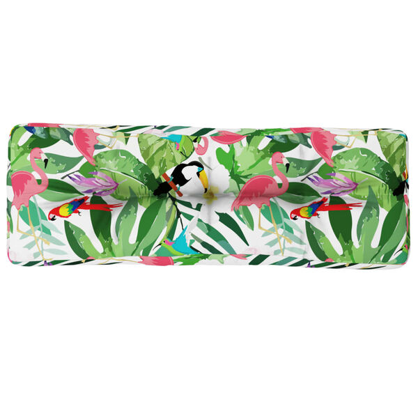 vidaXL pallehynde 120x40x12 cm stof flerfarvet