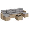 vidaXL sofas&aelig;t til haven 8 dele med hynder polyrattan beige
