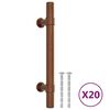 vidaXL skabsh&aring;ndtag 20 stk. 96 mm rustfrit st&aring;l bronzefarvet