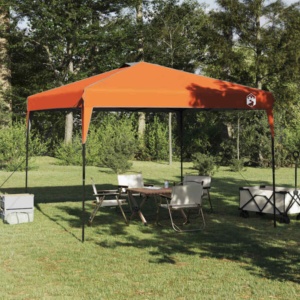 vidaXL Canopy Tent Orange 290 x 290 x 251 cm Stof