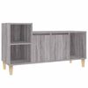 vidaXL tv-bord 100x35x55 cm konstrueret tr&aelig; gr&aring; sonoma-eg