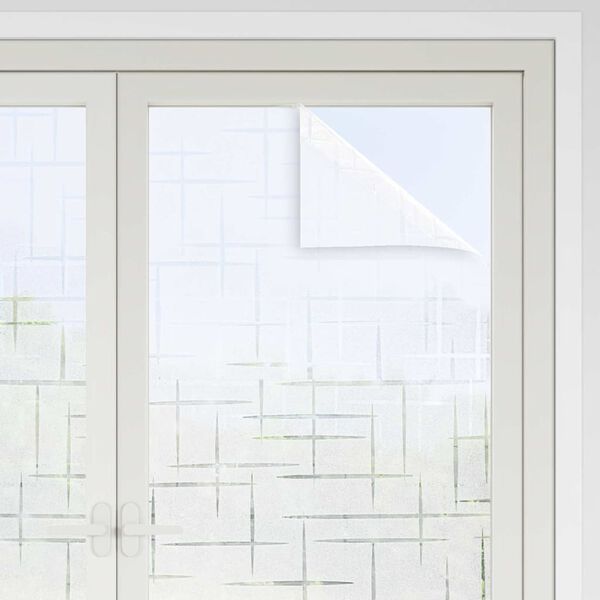 vidaXL vinduesfolie 60x500 cm PVC stjernemønster matteret