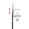 vidaXL basketballstativ 258-363 cm polyethylen hvid