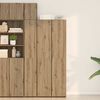 vidaXL Highboard artisan eg 70 x 42,5 x 185 cm Konstrueret tr&aelig;
