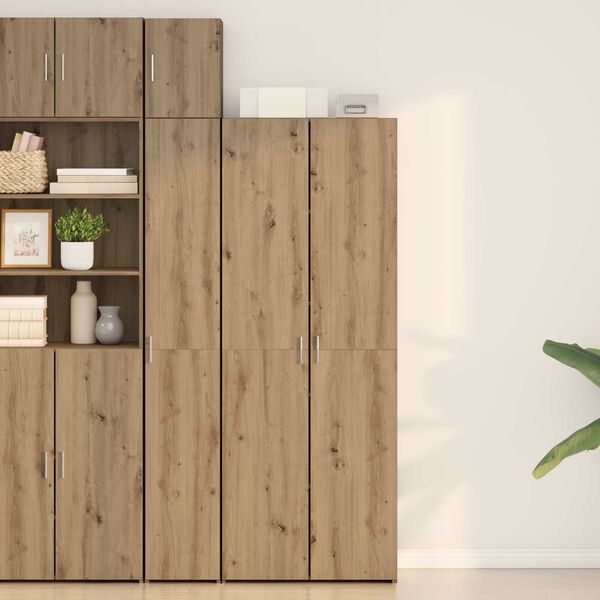vidaXL Highboard artisan eg 70 x 42,5 x 185 cm Konstrueret tr&aelig;
