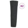 vidaXL overtræk til terrassevarmer 2 stk. 86x47x241 cm 420D oxfordstof