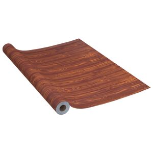 vidaXL selvkl&aelig;bende folie til m&oslash;bler 500x90 cm PVC akacie