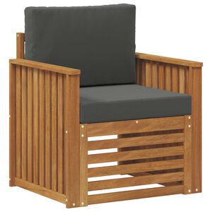 vidaXL Udend&oslash;rs sofagruppe med pude Naturfarvet 71 x 63 x 73 cm