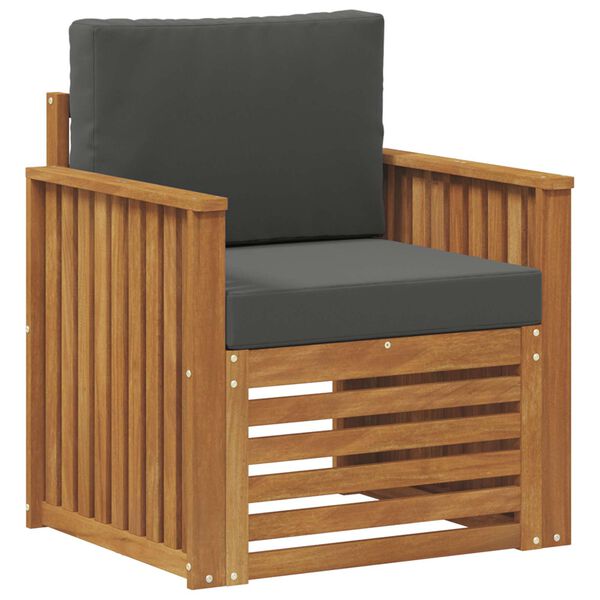 vidaXL Udend&oslash;rs sofagruppe med pude Naturfarvet 71 x 63 x 73 cm