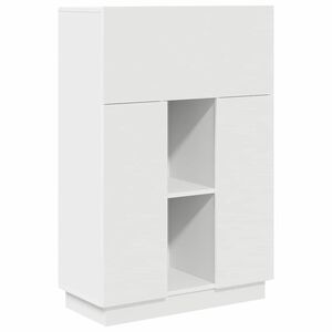 vidaXL Bord Hvid 71,5 x 31,5 x 106,5 cm Konstrueret tr&aelig;