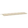 vidaXL hynde til haveb&aelig;nk 200x50x7 cm oxfordstof beige
