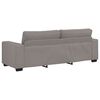 vidaXL 3-personers sofa 220x77x82 cm stof gr&aring;brun