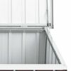 vidaXL opbevaringskasse til haven brun 129x67x65 cm