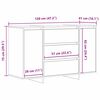 vidaXL Sideboard Gammelt tr&aelig; 120 x 41 x 75 cm Konstrueret tr&aelig;