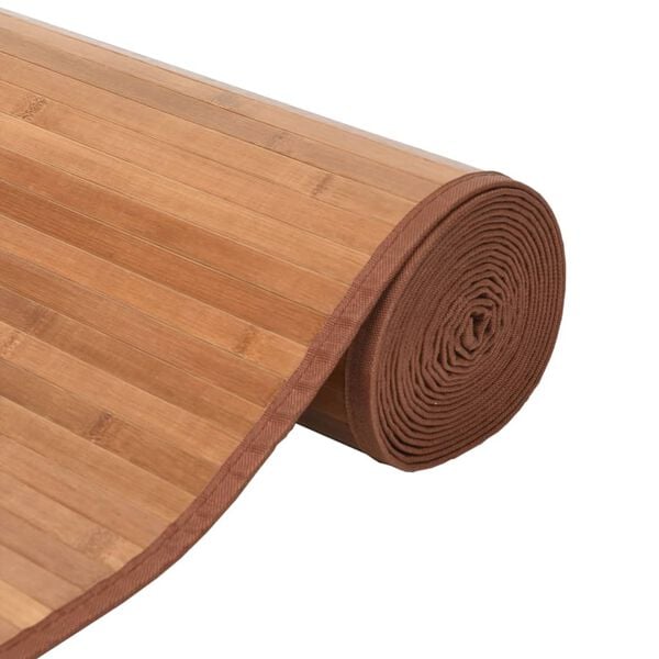 vidaXL gulvt&aelig;ppe 70x200 cm rektangul&aelig;r bambus naturfarvet