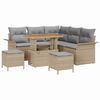 vidaXL Havesofa S&aelig;t 8 stk. Beige polyrattan