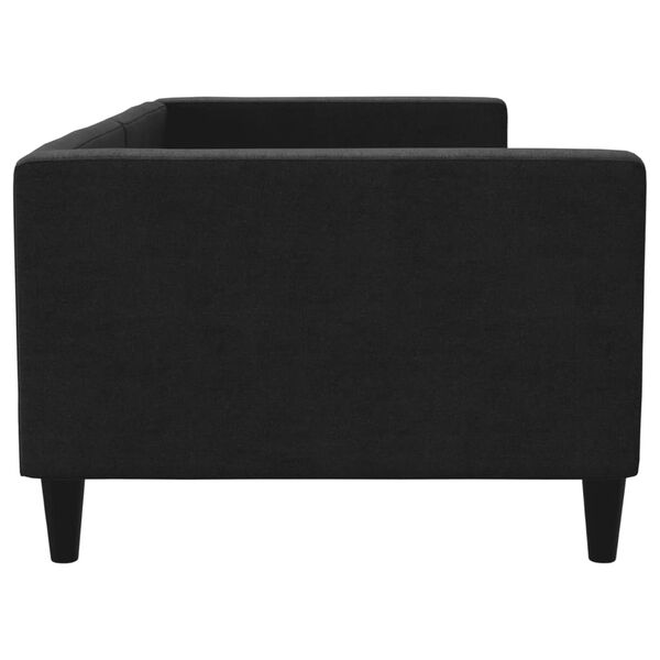 vidaXL daybed 90x200 cm stof sort