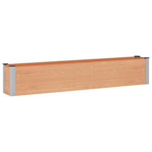 vidaXL H&oslash;jbed Brun 200 x 30 x 36 cm WPC og Aluminium