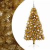 vidaXL Kunstigt juletr&aelig; med julekugle 210 cm 300 LED'er Varm hvid