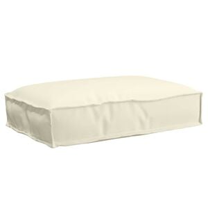 vidaXL Pude Oxford stof Cremefarvet 60 x 40 x 8 cm