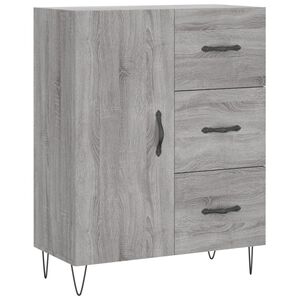 vidaXL sk&aelig;nk 69,5x34x90 cm konstrueret tr&aelig; gr&aring; sonoma-eg