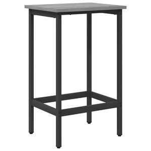 vidaXL Barb&aelig;nk Gr&aring; Sonoma 40 x 32 x 64 cm Konstrueret tr&aelig;