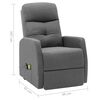 vidaXL massagestol med løftefunktion stof lysegrå
