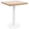 vidaXL bistrobord 60x60 cm MDF lysebrun
