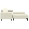 vidaXL Stue Sofa 3 pcs Creme