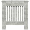 vidaXL Radiatorcover Beton Grå 78 x 19 x 81,5 cm Konstrueret træ