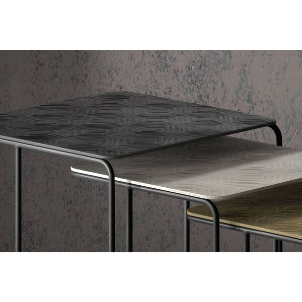 Rousseau sideborde 3 stk. Covera metal flerfarvet