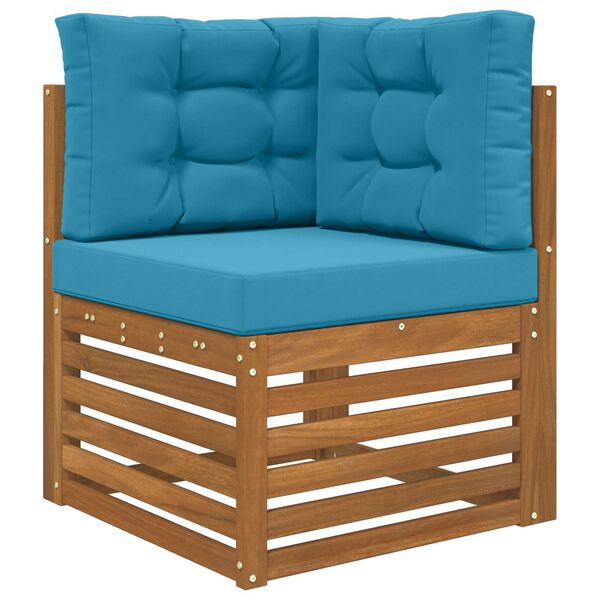 vidaXL Udend&oslash;rs Sofa Pude 3 pcs Kongelig bl&aring; Polyester