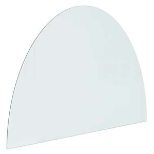 vidaXL Pejs glasplade Transparent 800 x 600 mm Glas