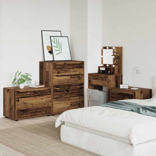 vidaXL Opbevaringsskab Gammelt tr&aelig; 80 x 48 x 57 cm Konstrueret tr&aelig;