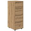vidaXL Opbevaringsskab Artisan Egetr&aelig; 40 x 48 x 105 cm Konstrueret tr&aelig;