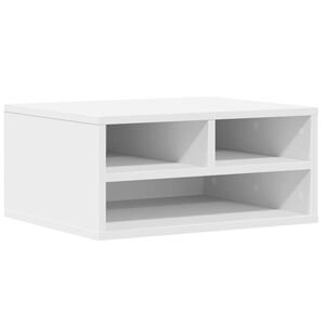 vidaXL printerstativ 49x40x22,5 cm konstrueret tr&aelig; hvid