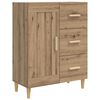 vidaXL Sideboard Artisan-eg 69,5 x 34 x 90 cm Konstrueret tr&aelig;
