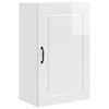vidaXL Panel til opvaskemaskine Kalmar H&oslash;j gloss hvid 50 x 31 x 80 cm